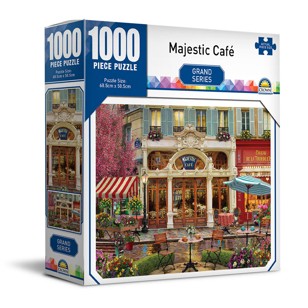 1000pc Crown Majestic Cafe Grand Series Puzzles