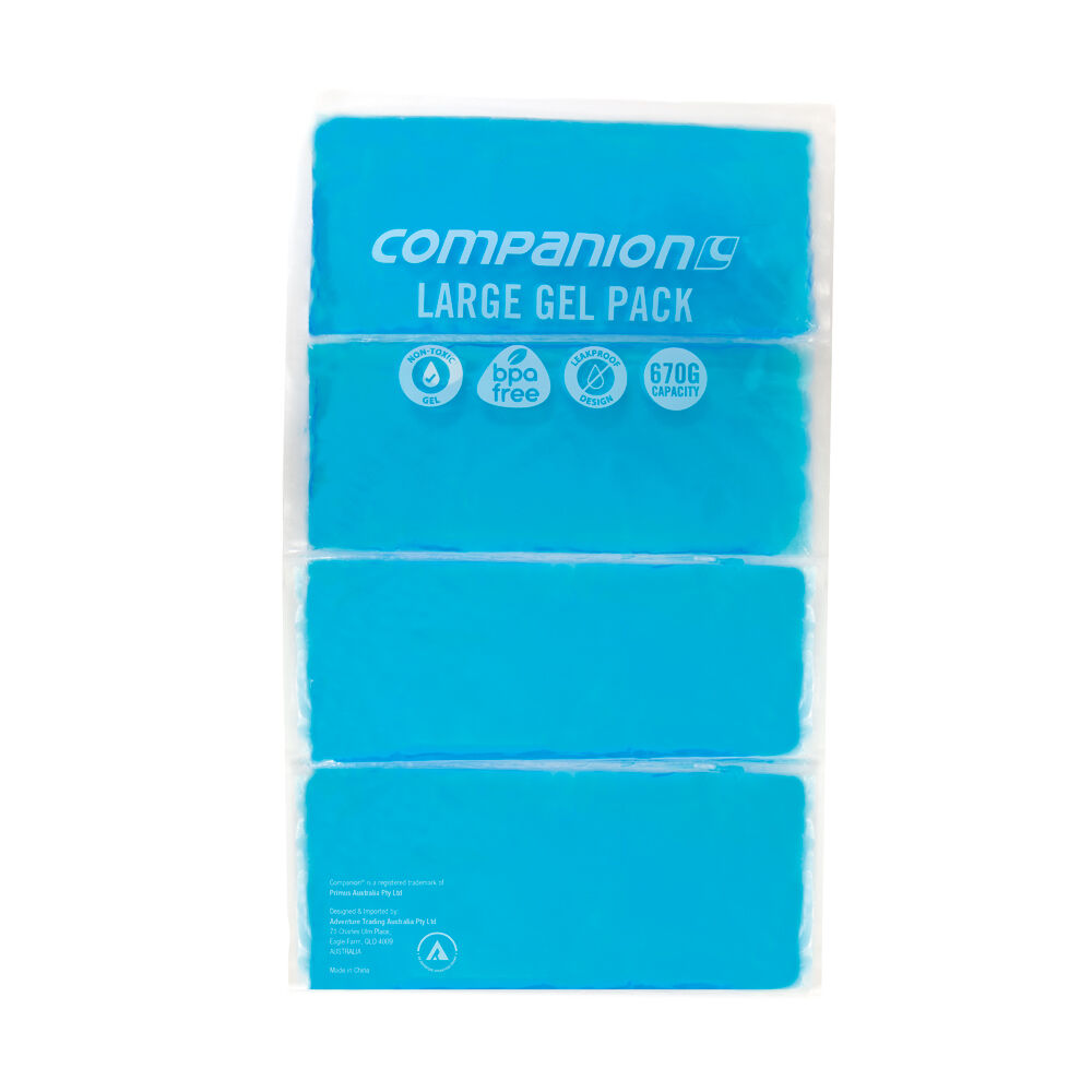 5PK Companion 670g Gel Ice Pack Flexible/Reusable Large 41x24cm - Blue