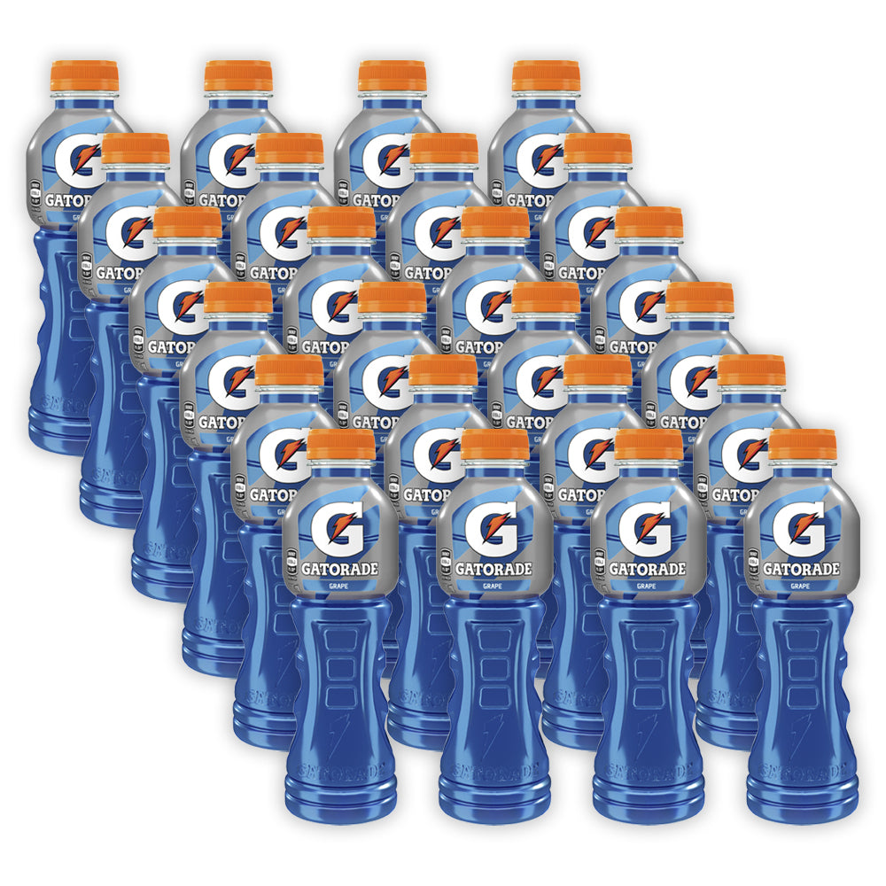 24pc Gatorade Fierce Grape Flavoured Sports Drink Bottles 600ml