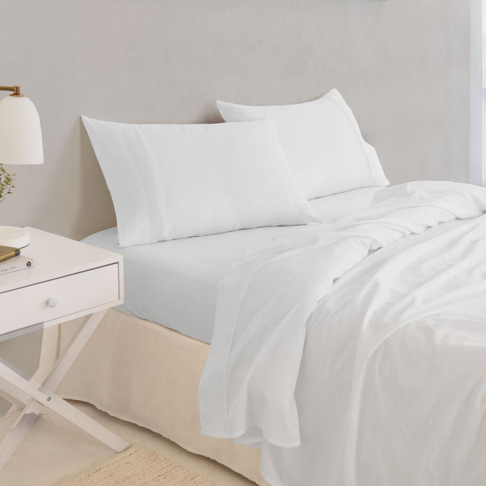 Royal Comfort Balmain Sheet Set 1000TC Bamboo Cotton Cool Grey