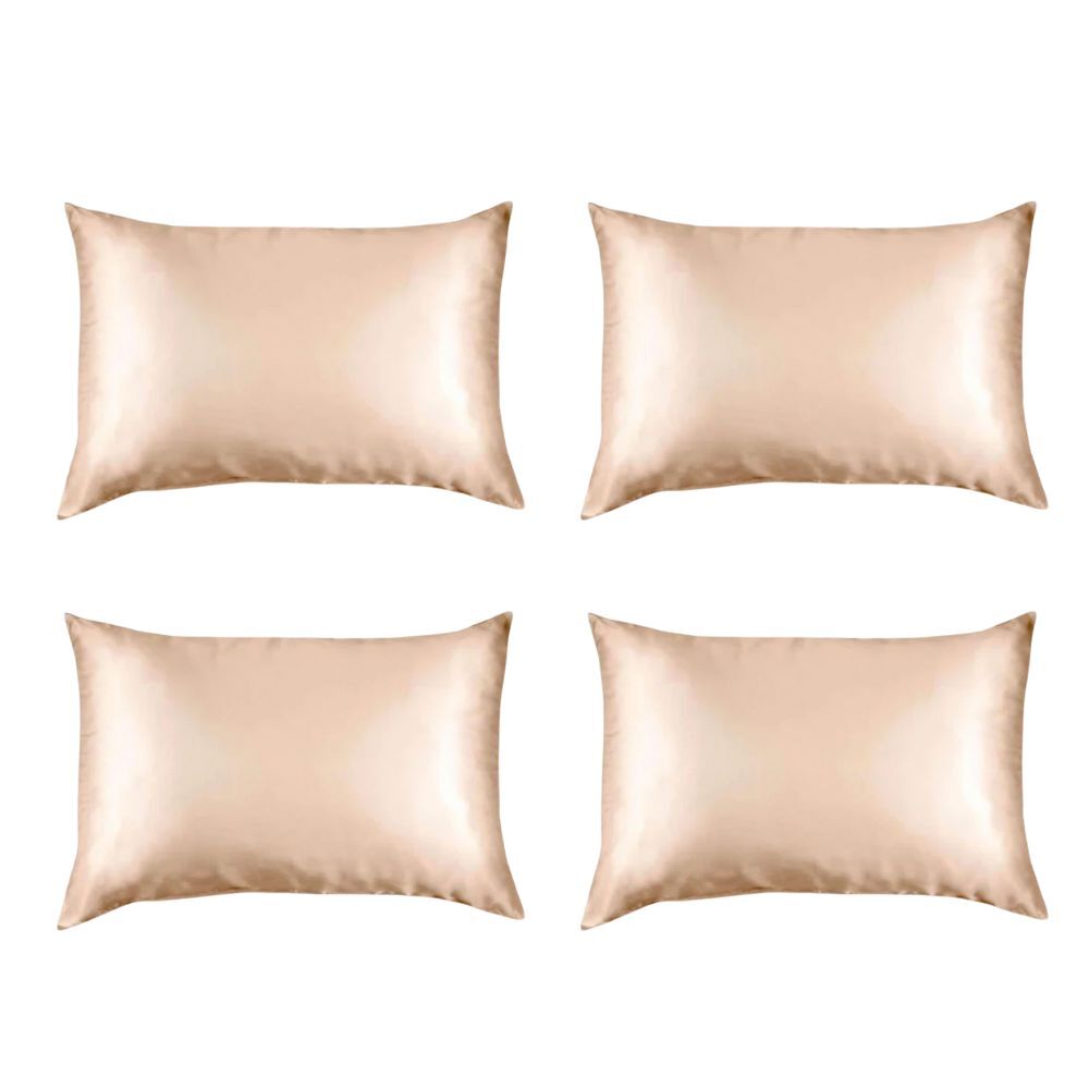 4PK Royal Comfort Pure Silk Pillowcase Single Pack 51x76cm - Lilac