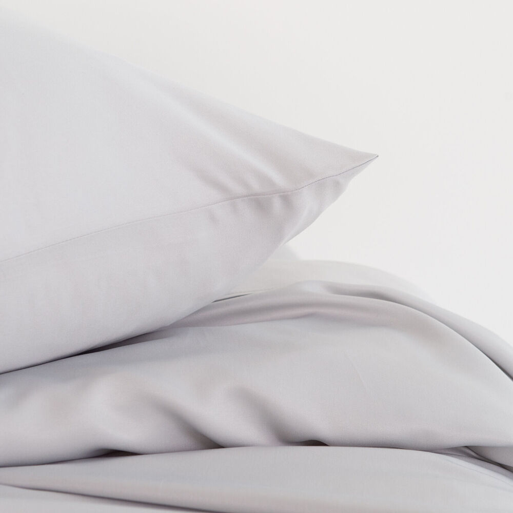 Royal Comfort Sheet Set/2x Pillowcases Bamboo Cooling 3000TC Mid Grey