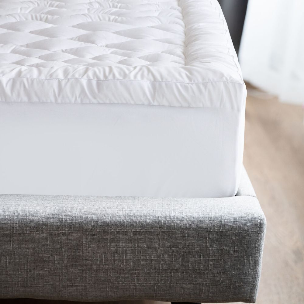 Royal Comfort 1200GSM Deluxe 7-Zone Mattress Topper - White
