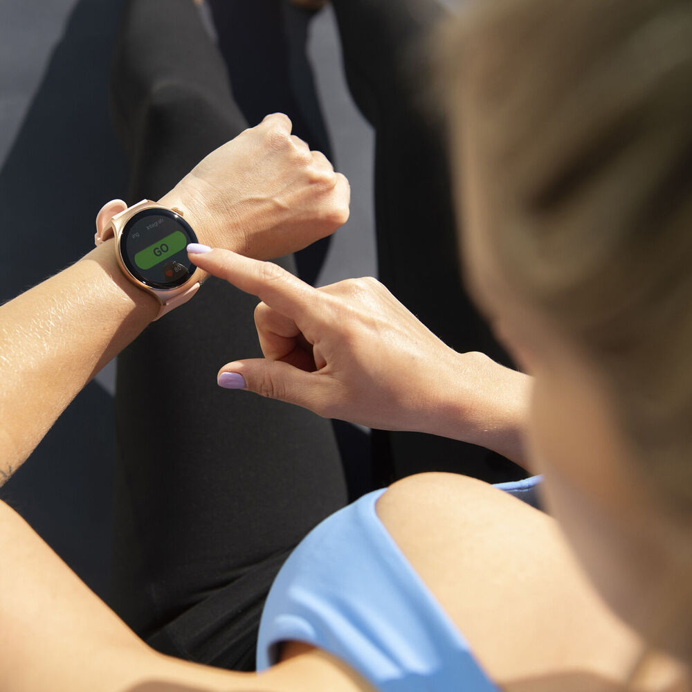 Fitsmart Fusion Android/IOS Bluetooth Smartwatch 3.7cm - Pink