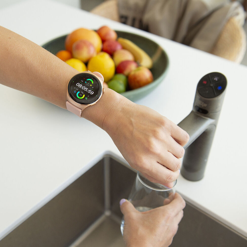 Fitsmart Fusion Android/IOS Bluetooth Smartwatch 3.7cm - Pink