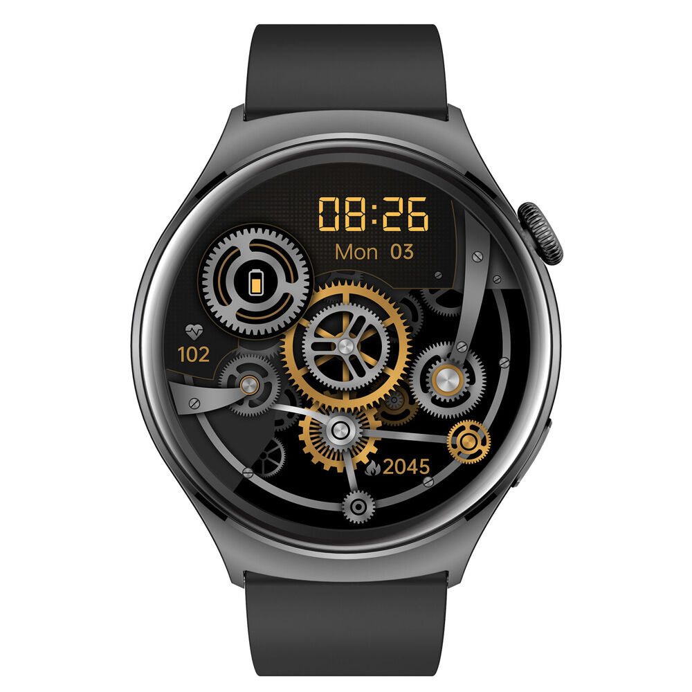 Fitsmart Fusion Android/IOS Bluetooth Smartwatch 3.7cm - Black