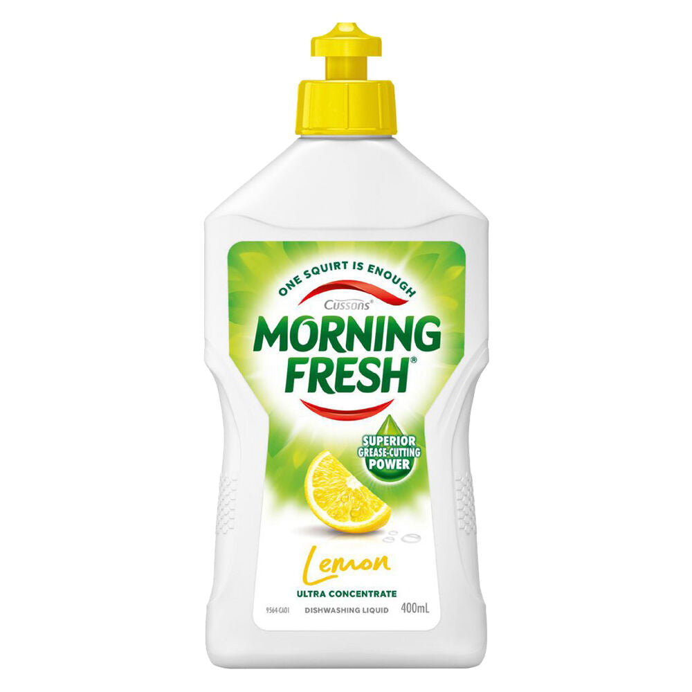 12PK Morning Fresh Dishwashing Liquid 400ml Lemon - Clear