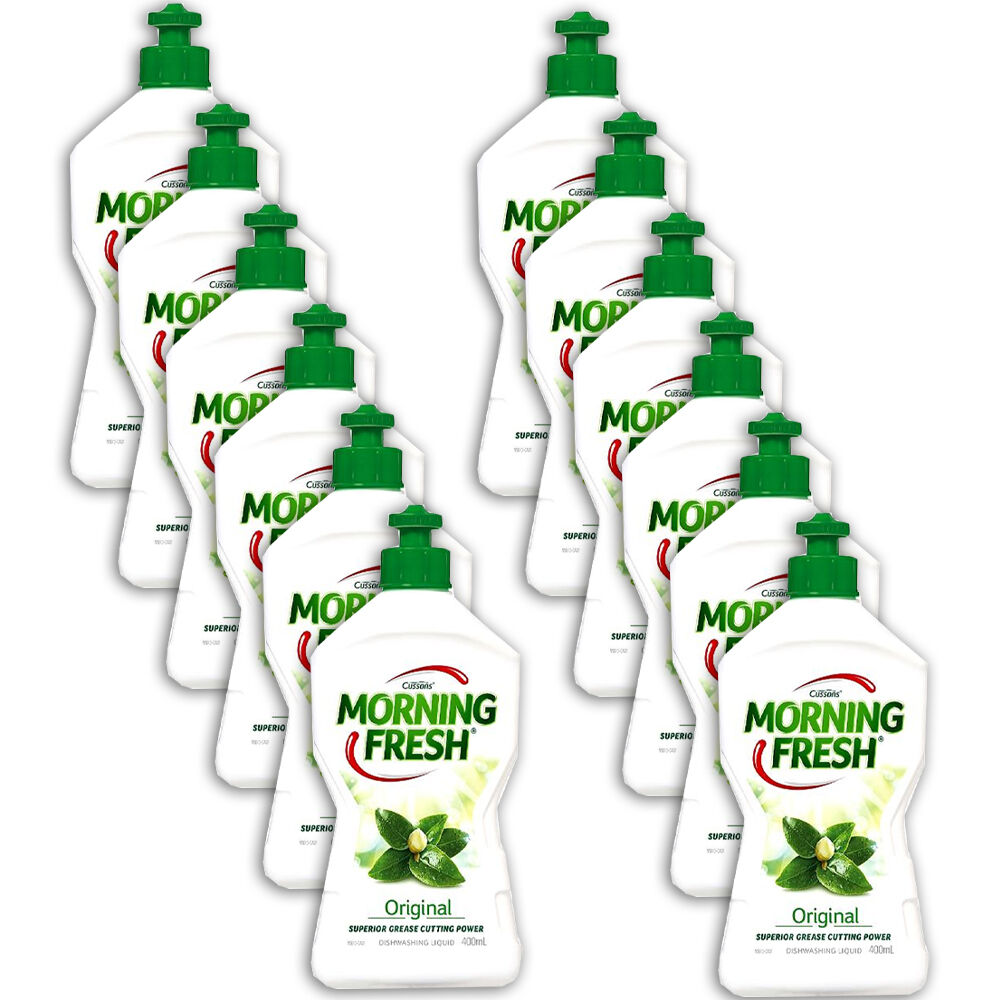 12PK Morning Fresh Dishwashing Liquid 400ml Original - Clear