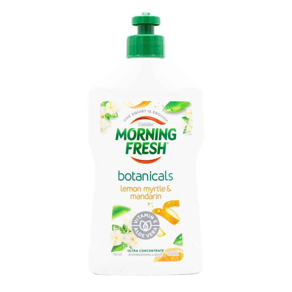 12PK Morning Fresh Dishwashing Liquid Botanicals Lemon Myrtle & Mandarin 350ml