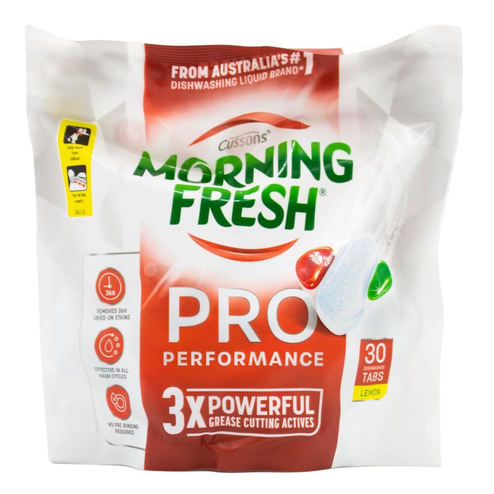 180pc Morning Fresh Dishwasher Tablets Pro Performance Lemon