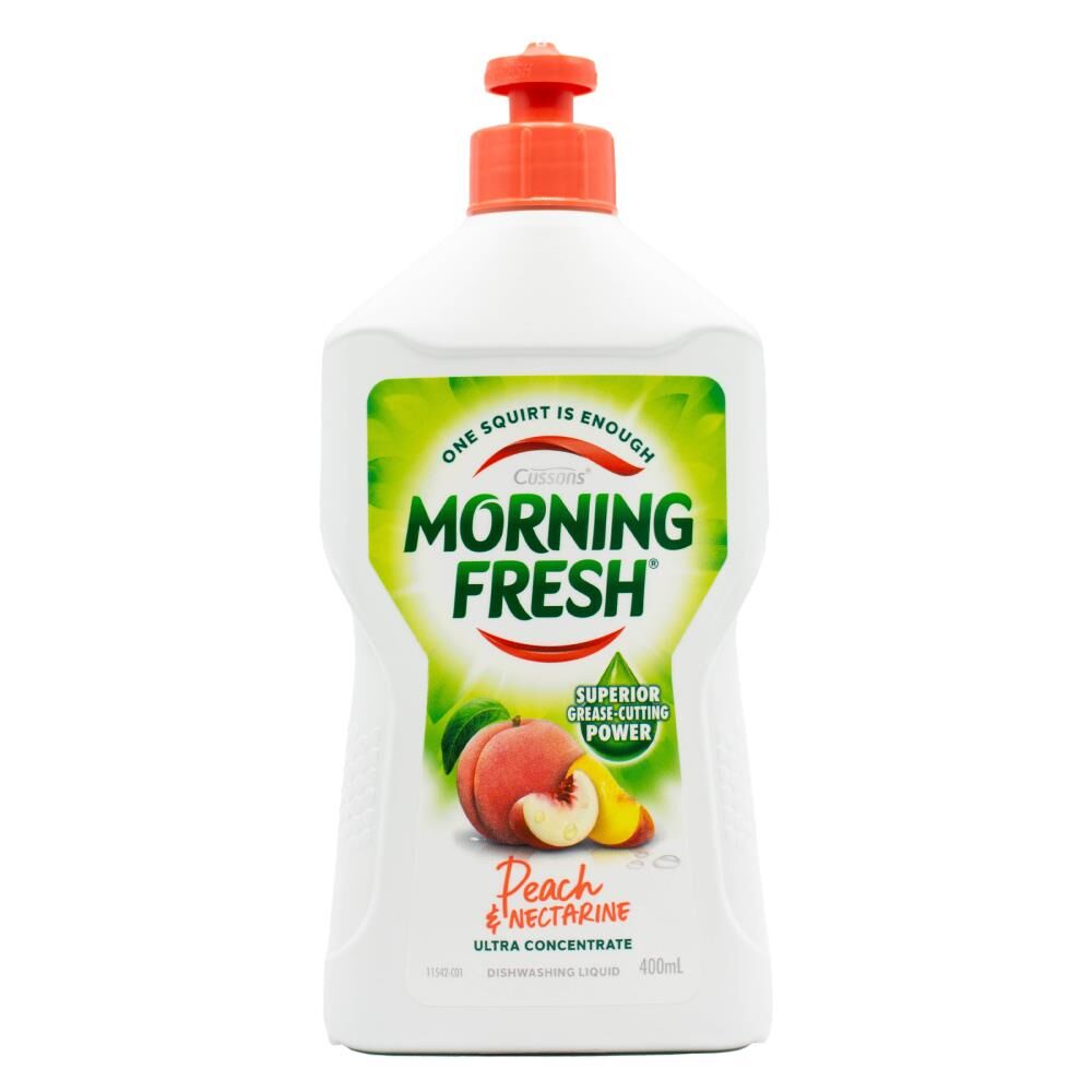 12PK Morning Fresh Dishwashing Liquid 400ml - Peach & Nectarine