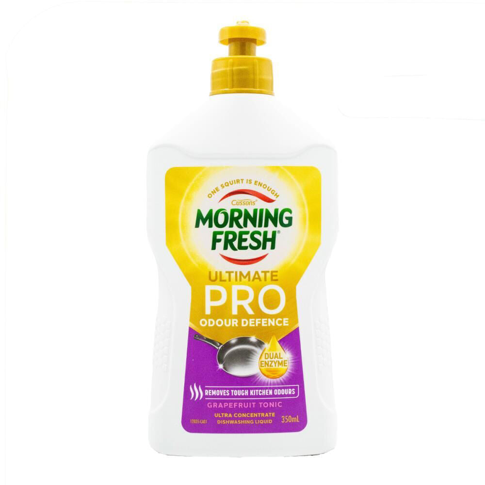12PK Morning Fresh Dishwashing Liquid Odour Defence Grapefruit Tonic 350ml
