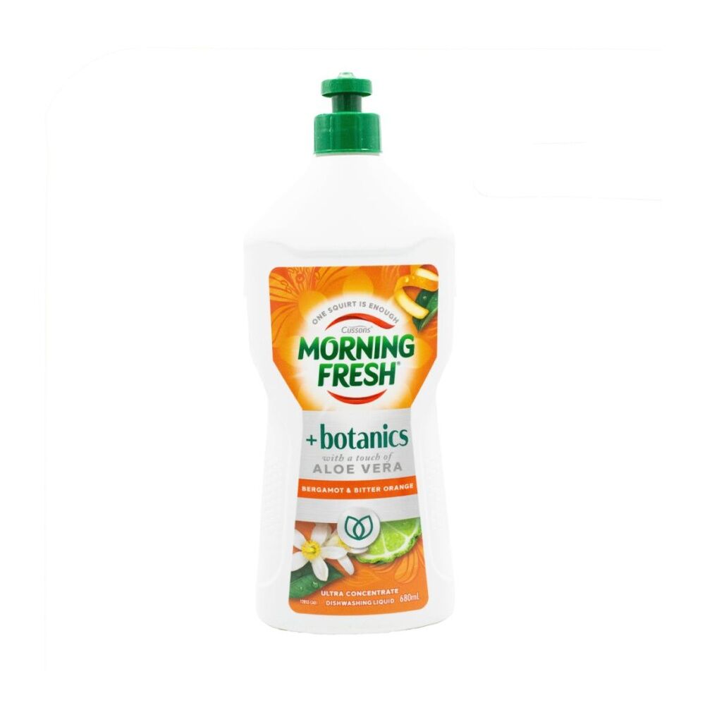 8PK Morning Fresh Botanics Dishwashing Liquid 680ml Bergamont & Bitter Orange