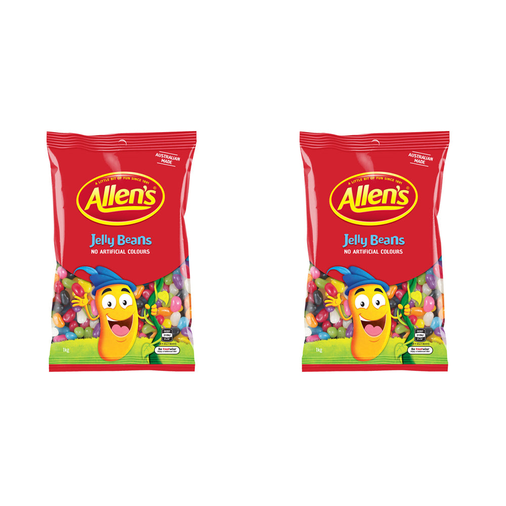2PK Allen's 1kg Assorted Jelly Beans Bag