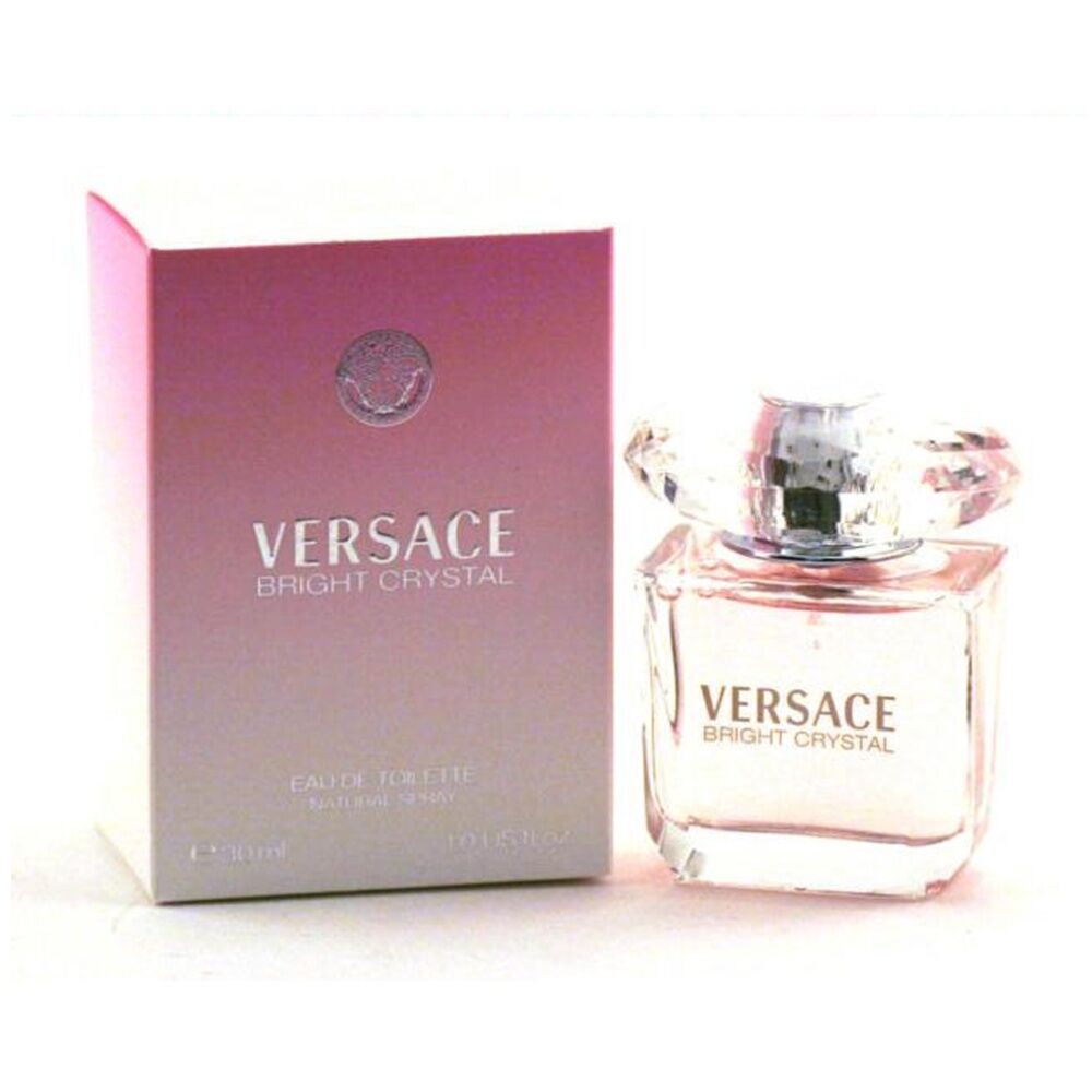 Versace Bright Crystal Womens Fragrance EDT Eau De Toilette Spray Bottle 30mL