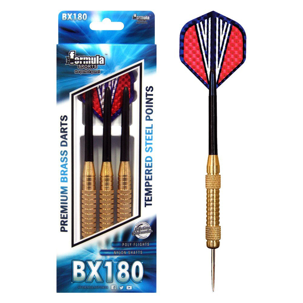 2x 12pc Formula Sports BX180 Premium 29g Brass Darts Steel Tip