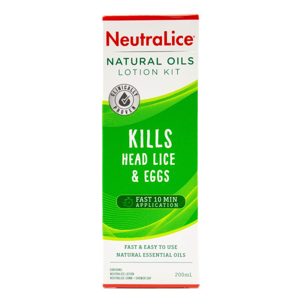 6PK Neutralice Natural Oils Lotion Kit Kills Head Lice/Eggs 200ml