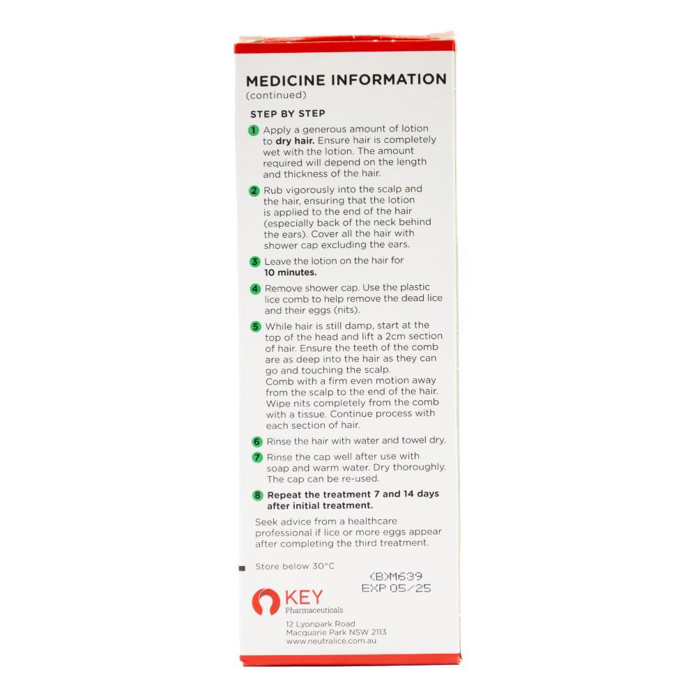 6PK Neutralice Natural Oils Lotion Kit Kills Head Lice/Eggs 200ml