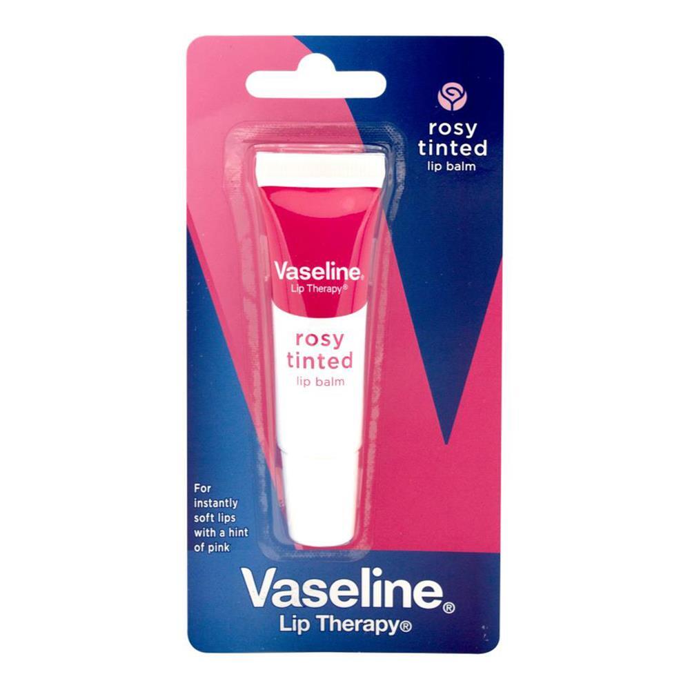 6PK Vaseline Lip Therapy 10g Moisturising Balm Tube Tinted