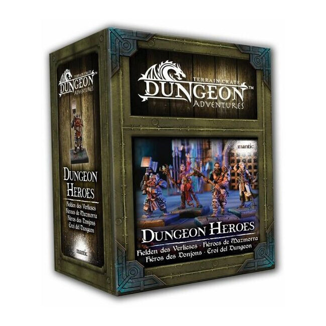 2PK 4pc Mantic Games Terrain Crate Dungeon Adventures Heroes TTRPG Figures