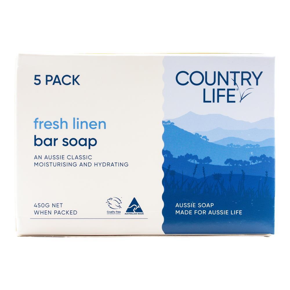 40pc The Australian Country Life 450G Soap Bar - Fresh Linen