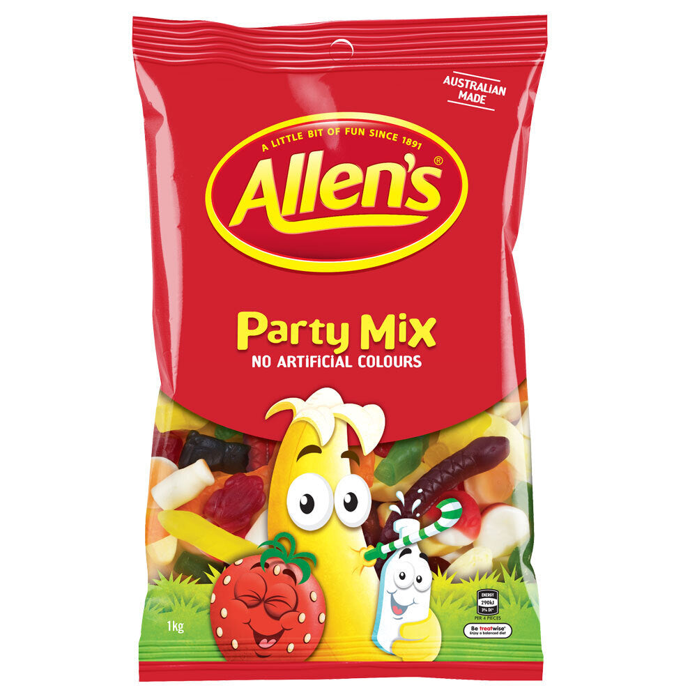 2PK Allen's 1.3kg Party Mix Lolly Bag