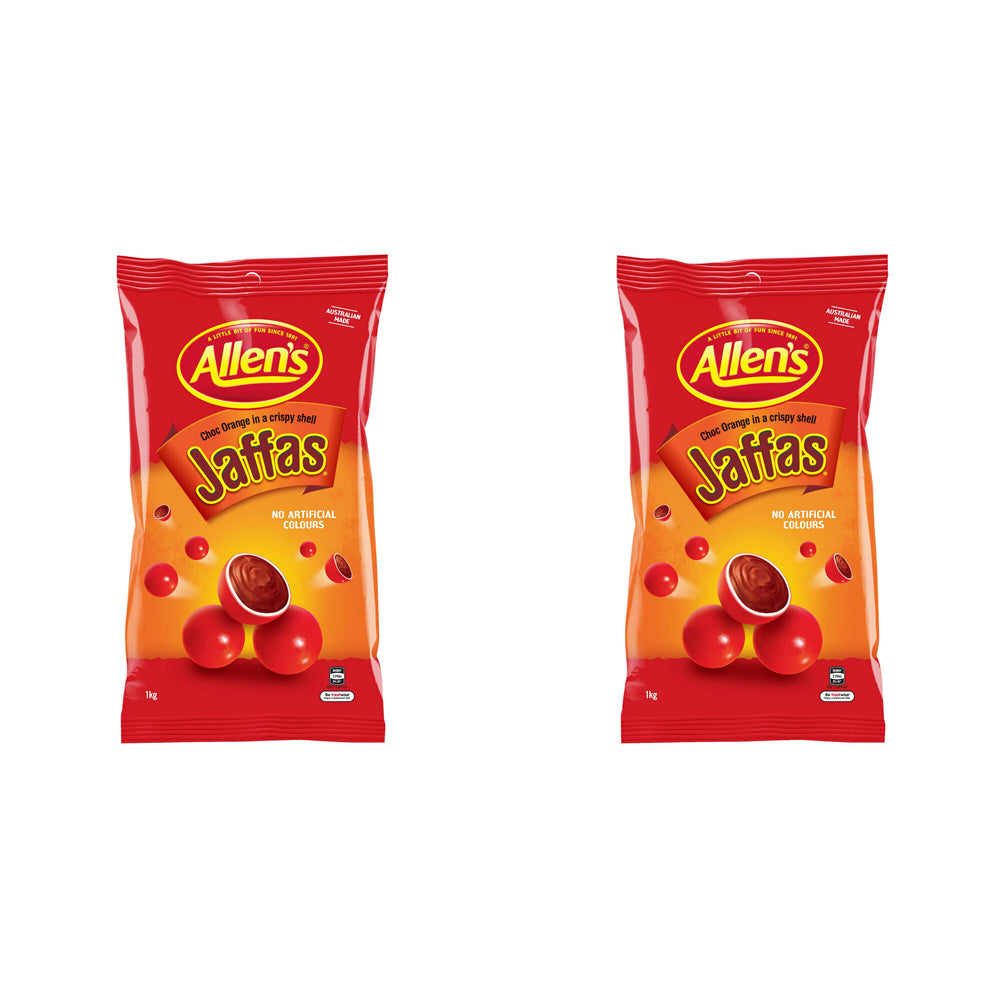 2PK Allen's 1kg Jaffas Bag