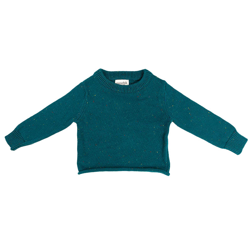 Ponchik Baby/Toddler Cotton Jumper Jewel Speckle Knit - Size 12-18m