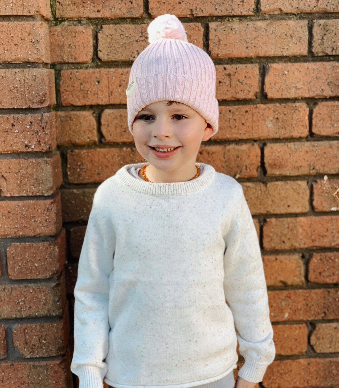 Ponchik Baby/Toddler Cotton Jumper Stardust Speckle Knit - Size 2 yr