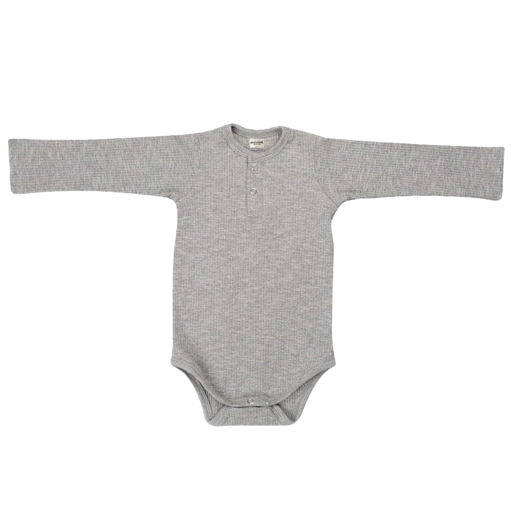 Ponchik Baby/Toddler Cotton Bodysuit Koala Rib - Size 12-18m