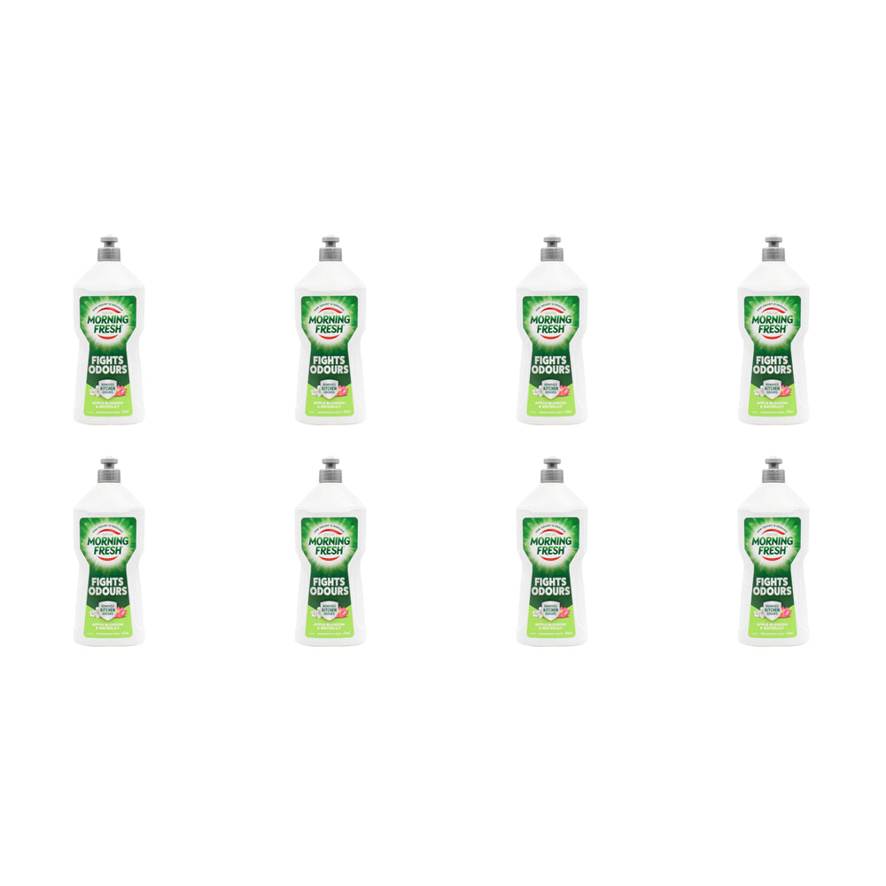 8PK Morning Fresh Dishwashing Liquid 650ml Apple Blossom & Waterlily