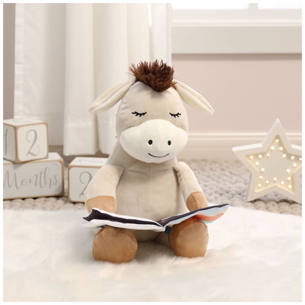 The Peanutshell Forest Dreams Donkey Plush Childrens Toy 100% Cotton Pink
