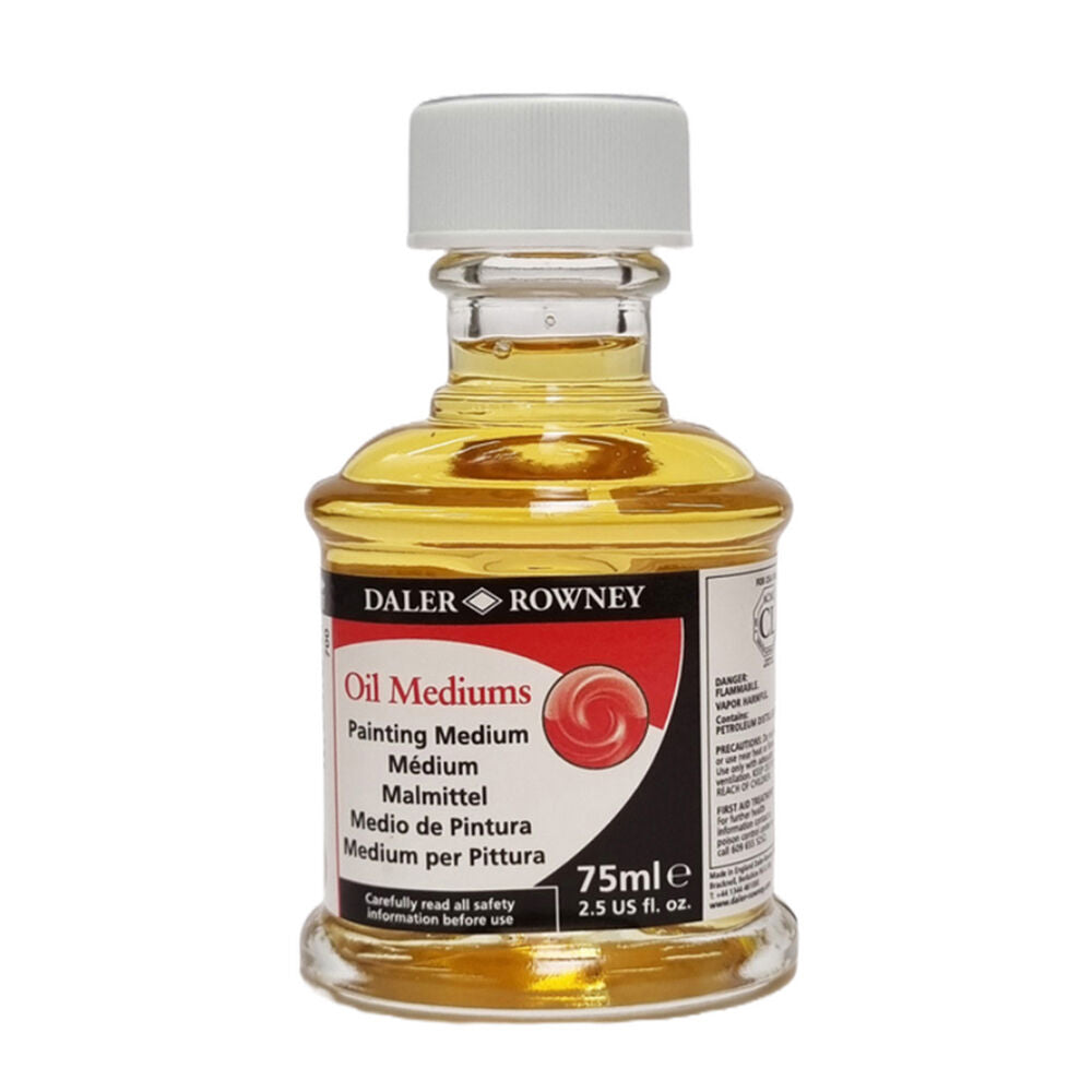 2PK Daler Rowney All-Purpose Linseed Stand Oil Painting Liquid Art Medium 75ml