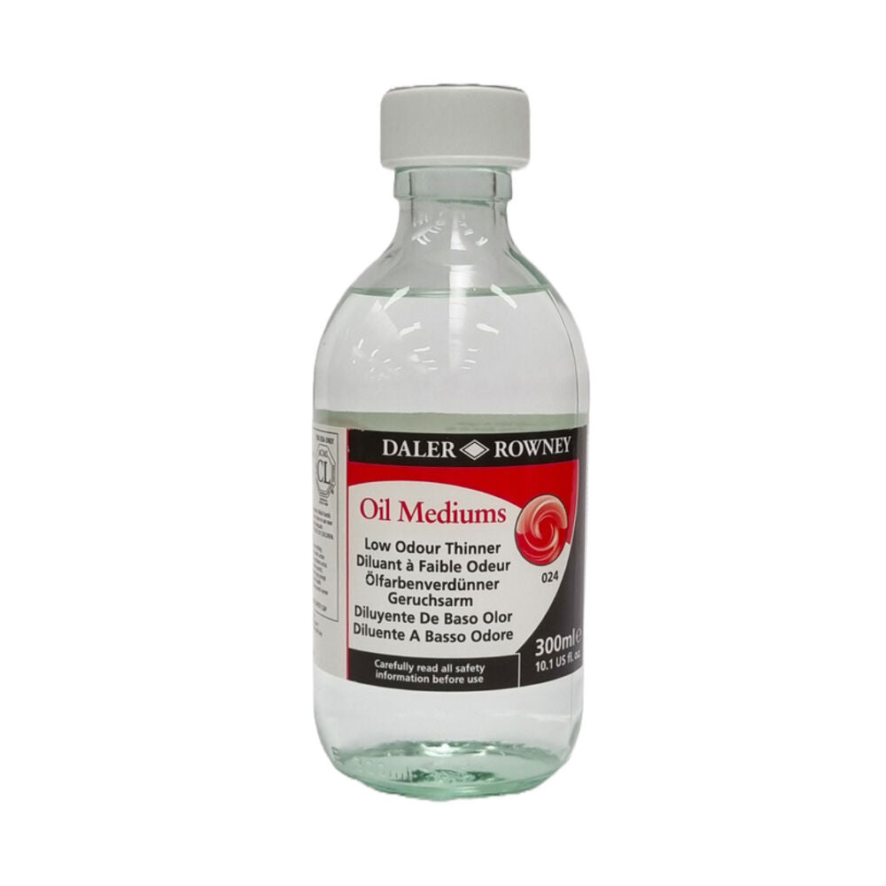 Daler Rowney Low-Odour Oil Thinner Liquid Turpentine Alternative 300ml