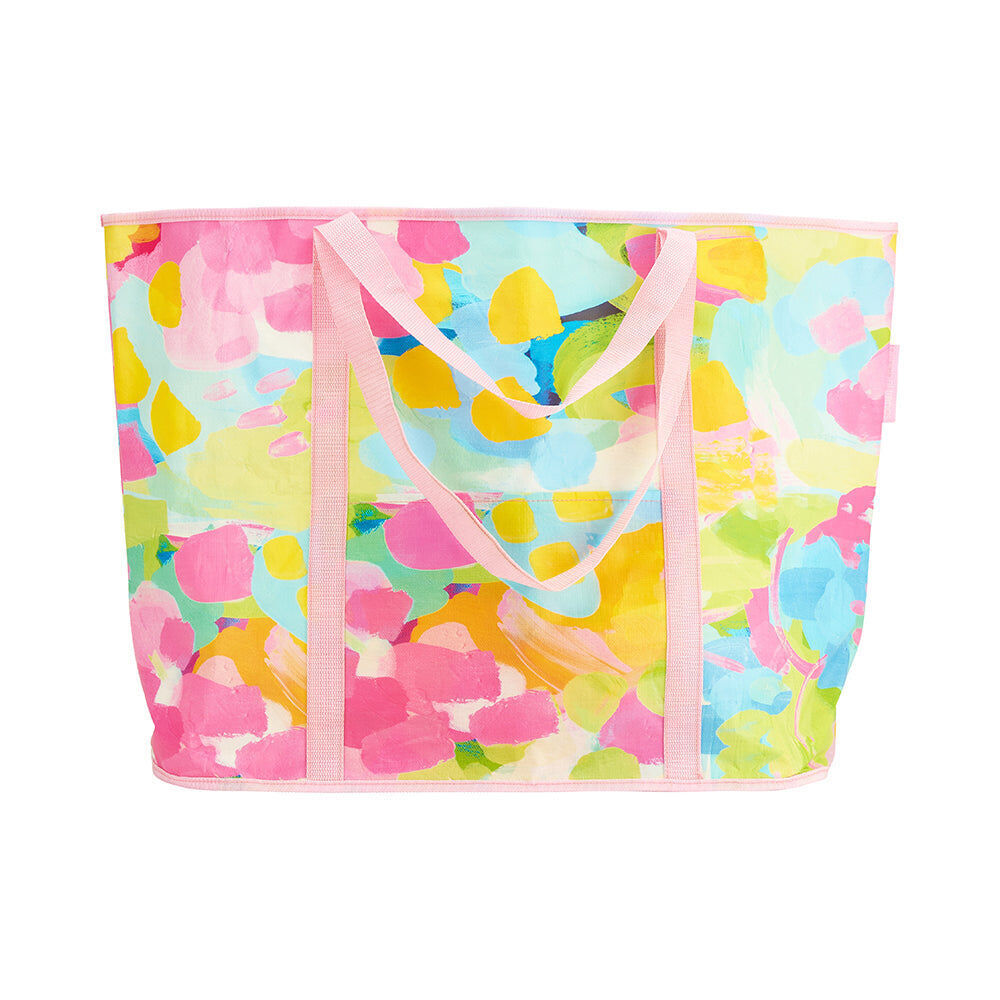 2PK Annabel Trends Jumbo Beach Bag Tote 72x47cm - Good Vibes