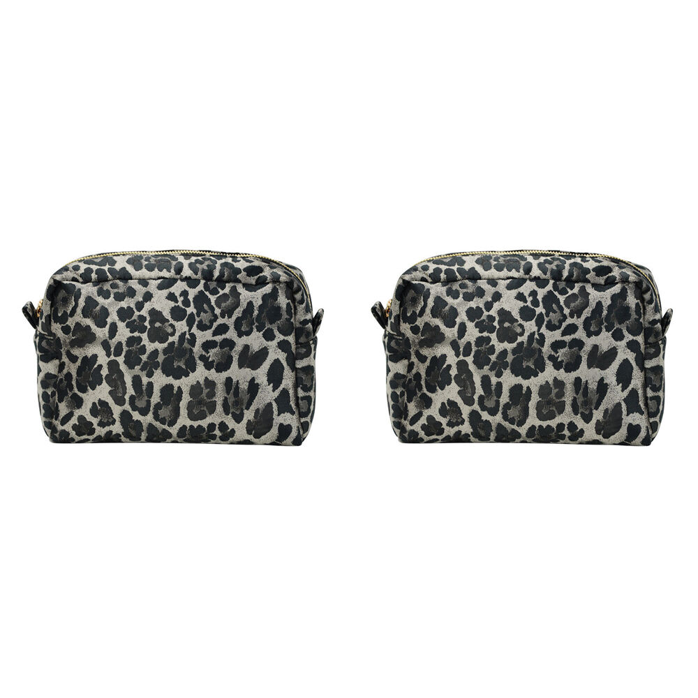 2PK Annabel Trends Cosmetic Bag Personal Organiser Small 18x20cm - Ocelot