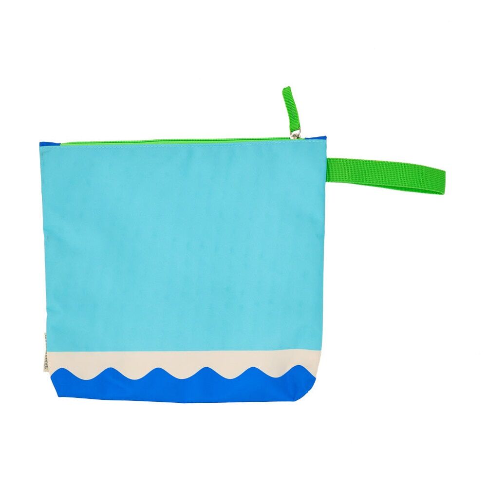 Annabel Trends Beach Wet Clothing Pouch Riptide Bag 28.5cm x 28cm Blue