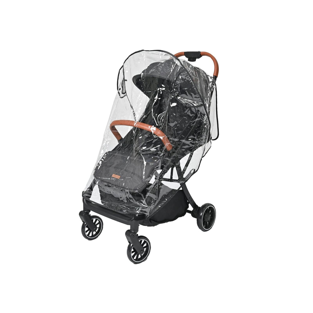 2PK Childcare Pram/Stroller Rain Cover and Wind Sheild Protector Clear