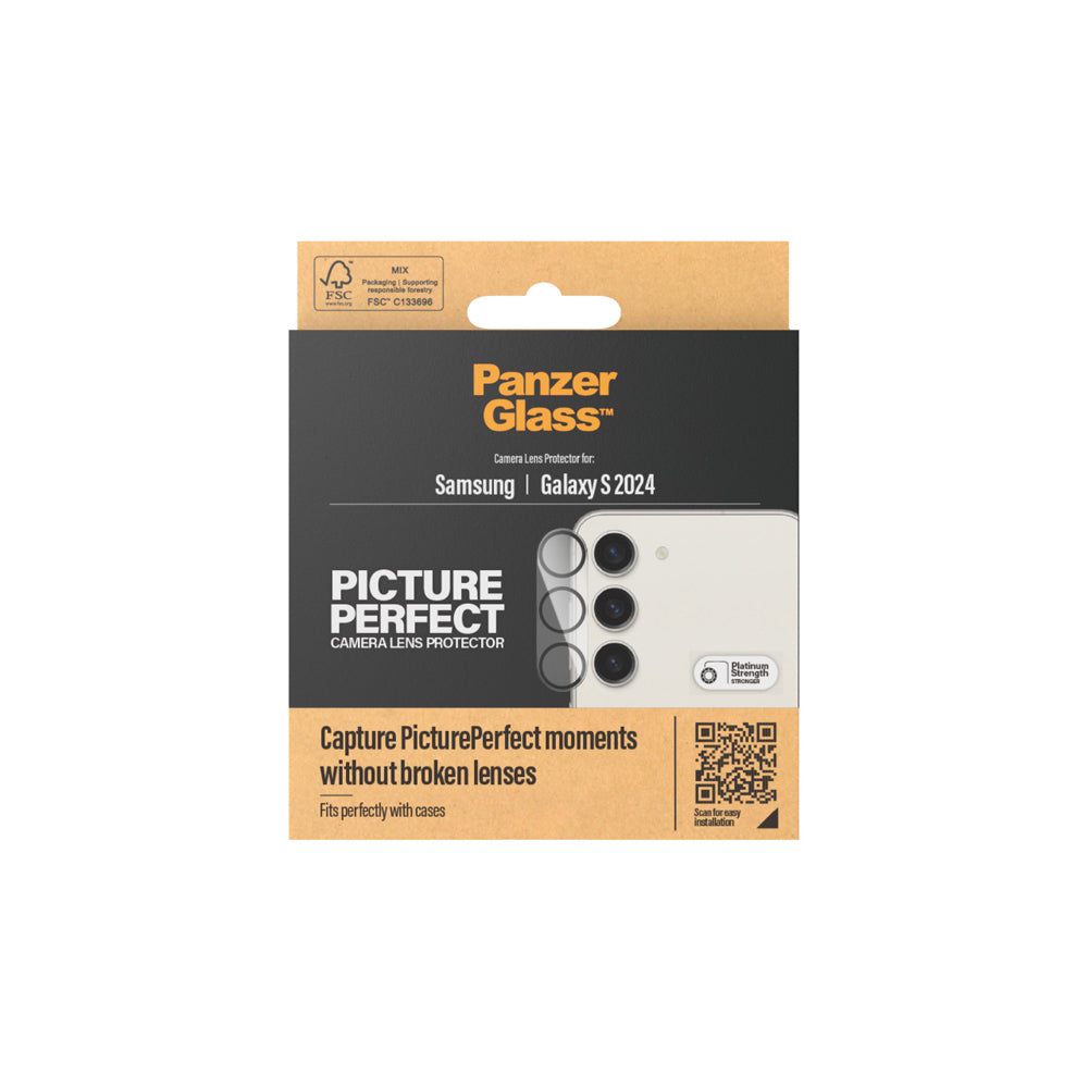 2PK PanzerGlass PicturePerfect Camera Lens Protector For Samsung Galaxy S24