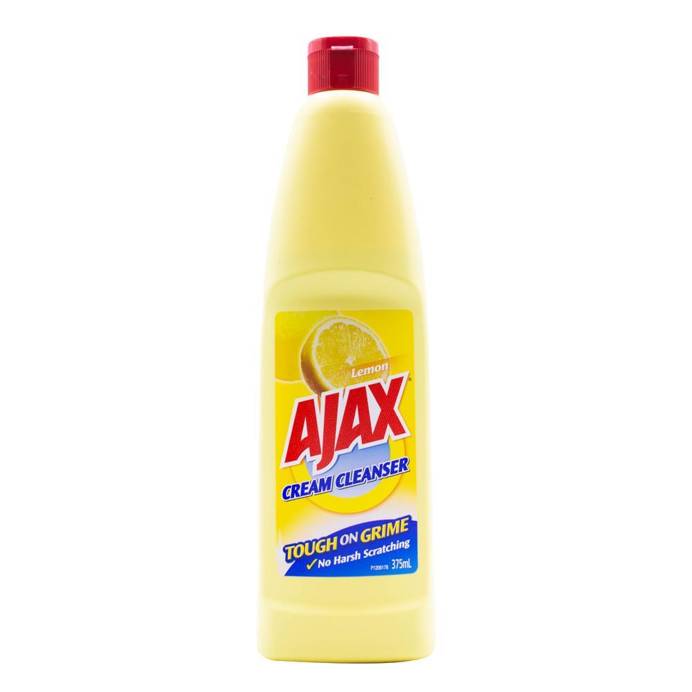 5PK Ajax All Purpose Cream Cleanser 375ml - Lemon Scent