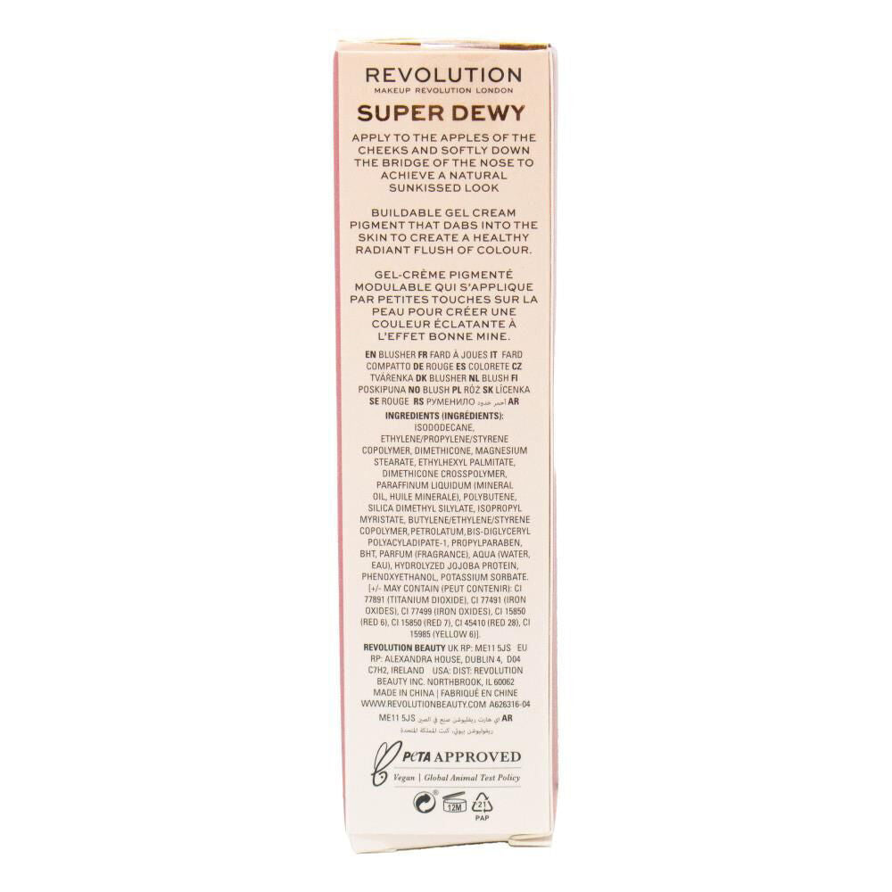 3PK Revolution Super Dewy 15ml Liquid Blush You Got Me Blushing Makeup