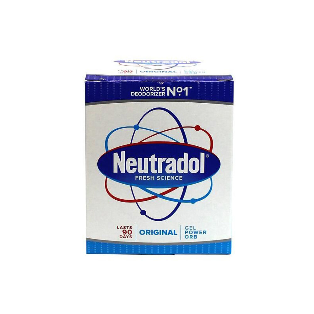 12PK Neutradol Gel Power Orb Odour Deodoriser Freshener 140g - Original