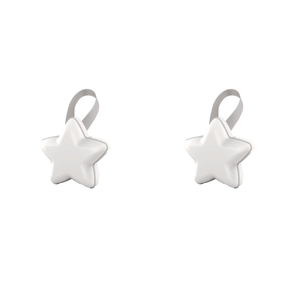 2PK Playette Sleeping Buddy Sleep Soother Star Night Light Kids/Children White