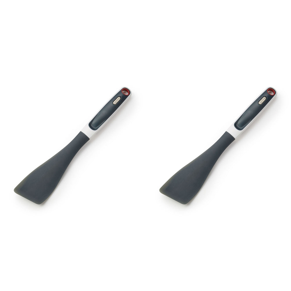 2PK Zyliss Easy Lift Silicone Turner Utensil - Charcoal/White
