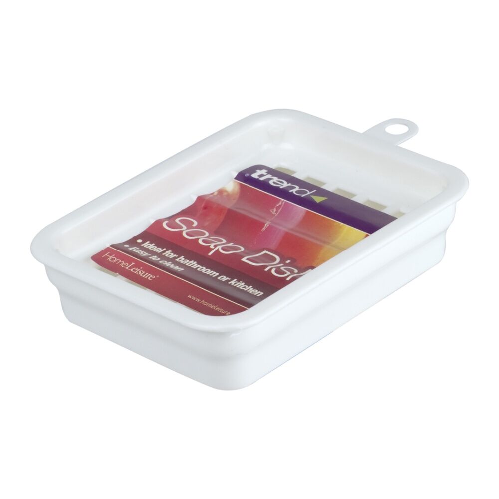 Homeleisure Plastic Bathroom/Shower Caddy White