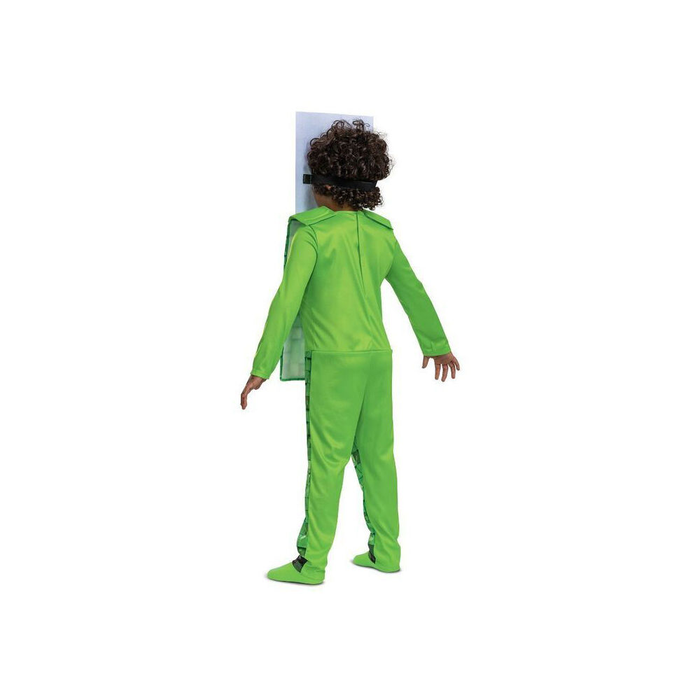 Minecraft Value Plus Kids/Childrens Full Suit Costume - Creeper Size 4-6