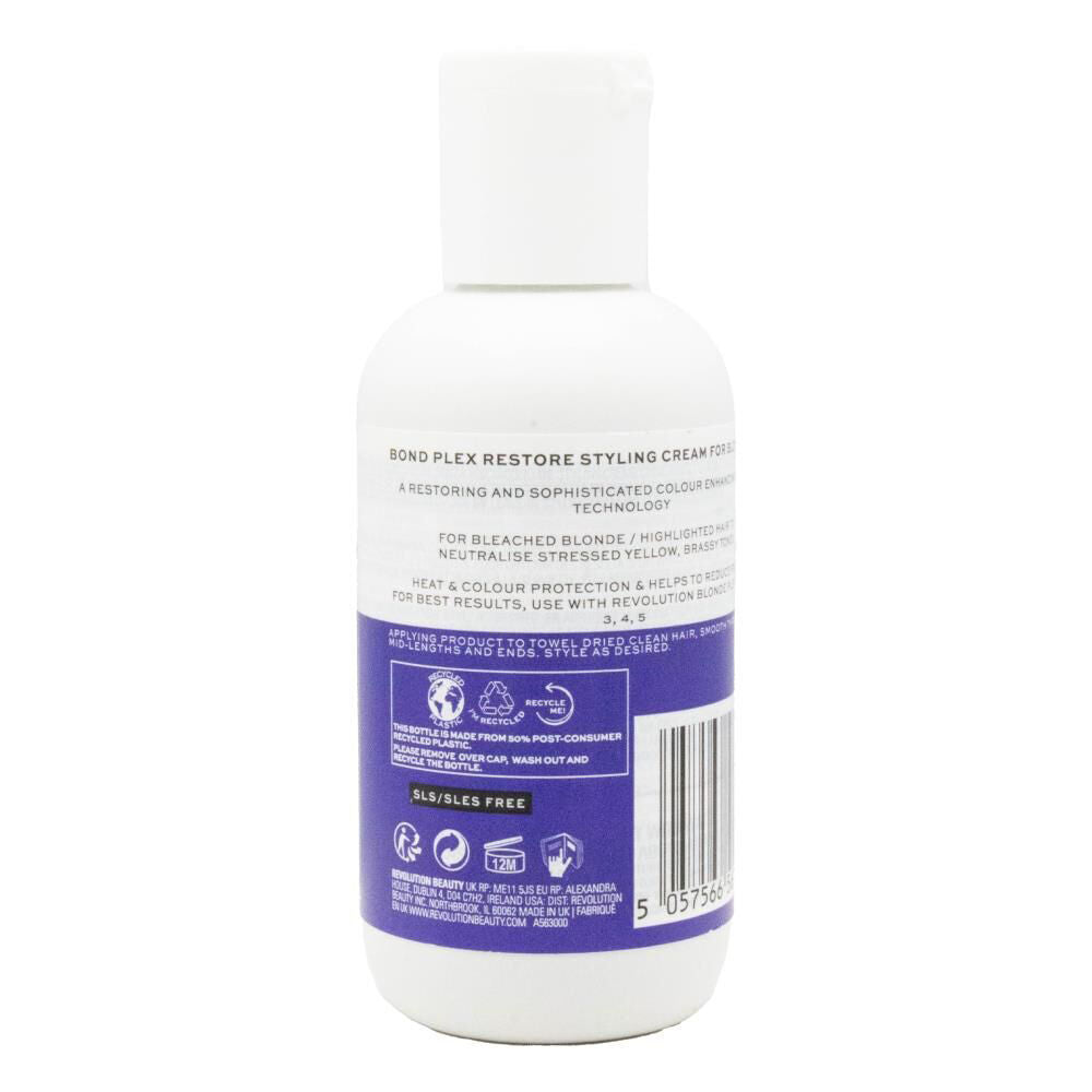 6PK Revolution Bond Restore Styling Cream Blonde For All Hair Types 100ml