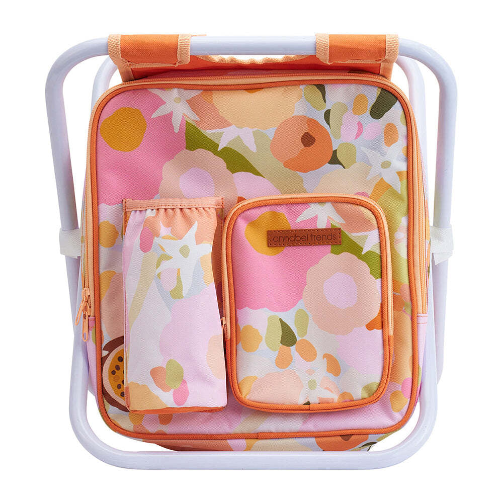 2PK Annabel Trends Picnic Cooler Chair w/ Insulated Bag - Tutti Fruitti
