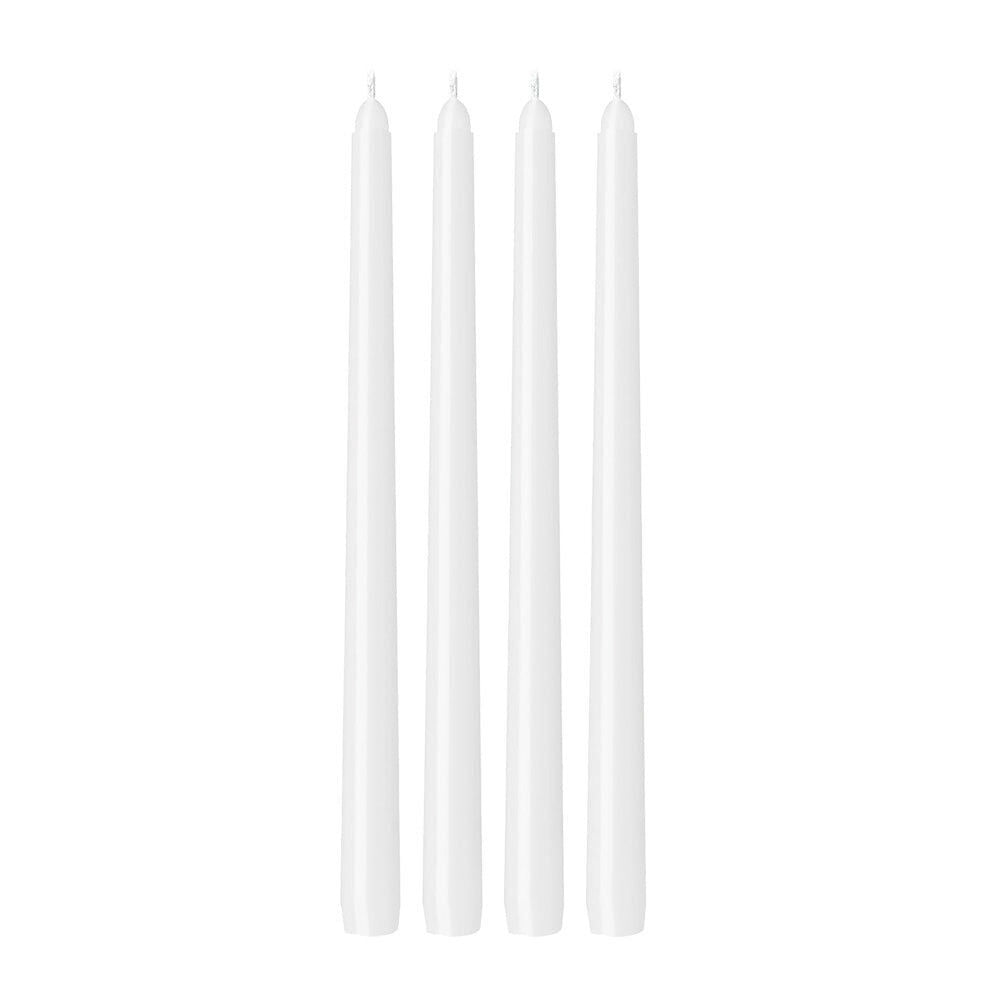 2x 3pc Annabel Trends Jewel Long Taper Candles Soy Beeswax 30cm White