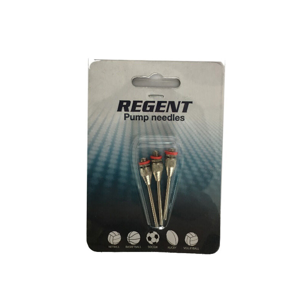 4x 3pc Regent Needle Inflators Ball & Bike Pump Accessory